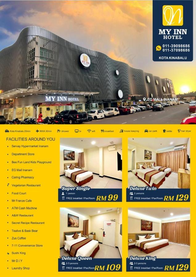 My Inn Hotel Inanam Exterior photo